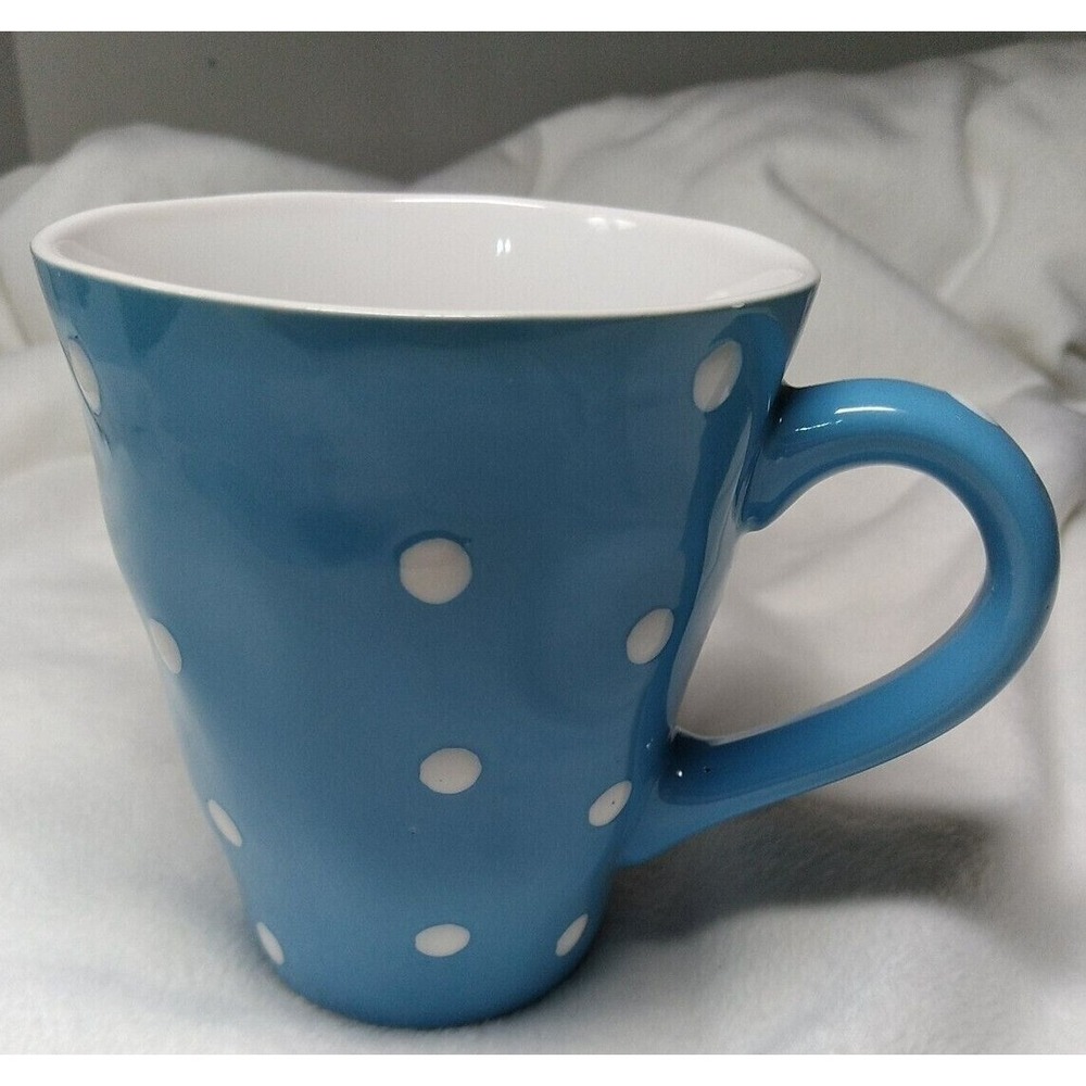 Maxwell & Williams Blue Sprinkle White Dots Sky Coffee Cup